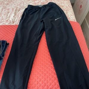 Nike Dry-Fit Exercise Pants, Black, Size Small